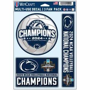 decal set of 2024 NCAA Volleyball National Champions Penn State